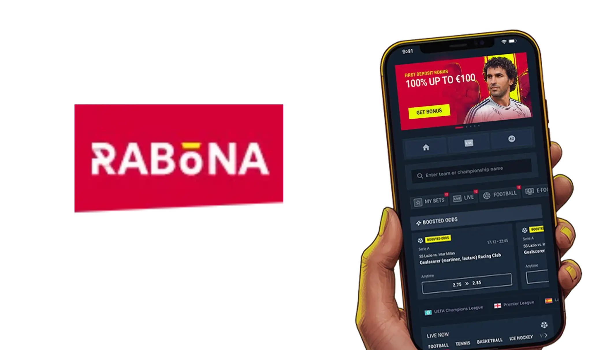 Rabona Casino App-Screenshot